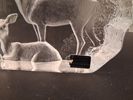 Diverse glasblock/skulpturer. Bl.a Mats Jonasson.