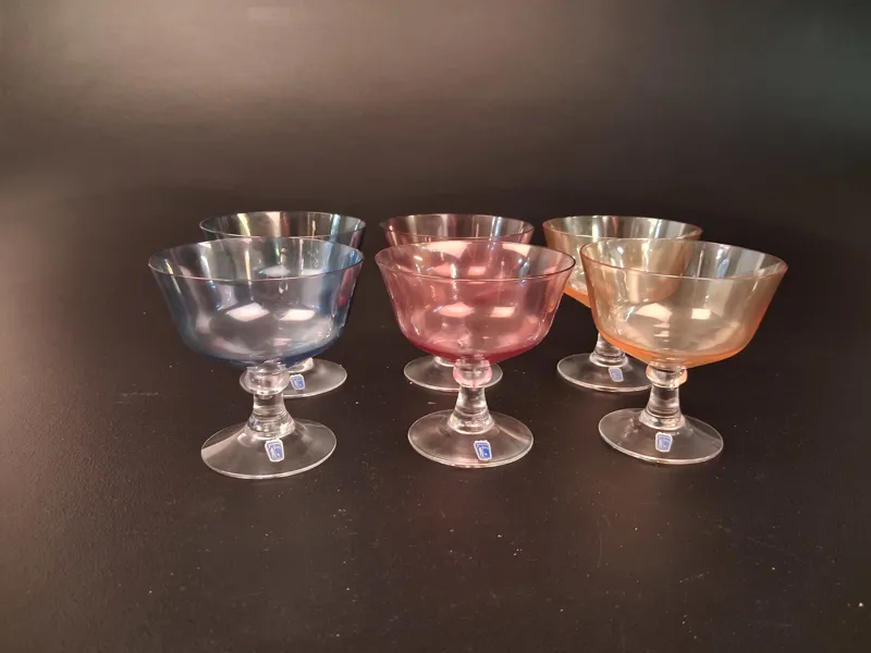 6 Coupeglas/champagneglas. Johansfors.