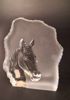 Diverse glasblock, glas skulpturer. Bl.a Mats Jonasson.