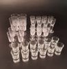 Diverse spritglas. Glas.