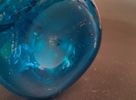 Kluckflaska, glas, Holmegaard Danmark.