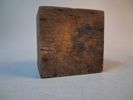 Krönt trämått, 1 liters mått, trä. Allmoge.