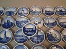 Diverse samlartallrikar. Royal Copenhagen, 83 stycken.