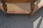 Soffbord. Octagon, Mahogny med glasskiva, 1900-talet.