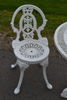 Trädgårdsgrupp. 3 Delar, aluminium, 1900-talet.