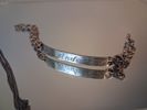 3 Halsband, armband & fickur, silver 118,5gram inkl urverk.