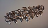 Brosch, Hermann Siersbøl, Danmark, sterlingsilver, 7,10gram.