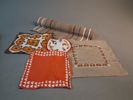 Diverse textil. Bl.a löpare m.m.