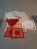 Diverse textil. Bl.a löpare m.m.