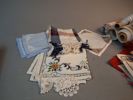 Diverse textil. Bl.a löpare m.m.