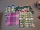 Diverse textil. Bl.a löpare m.m.