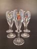 ULRICA HYDMAN-VALLIEN. 6 Snapsglas, "Friendship", Kosta Boda.