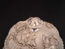 Smörask, stengods. Villeroy & Boch, Mettlach. Tyskland. 1800-tal.