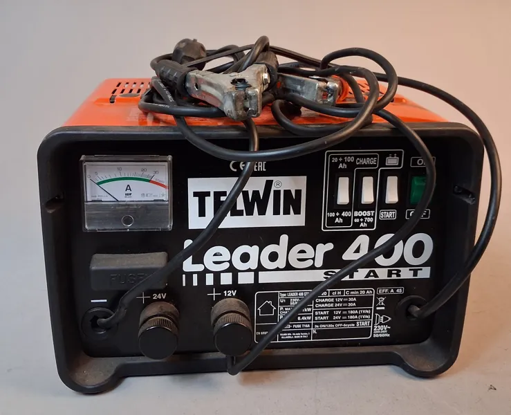 Batteriladdare/Booster. Tewin, 12/24V 180A, Leader 400.