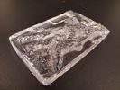 Diverse glasföremål. Bl.a Brevpress.
