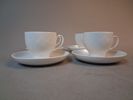Diverse kaffekoppar & fat. Rosenthal.