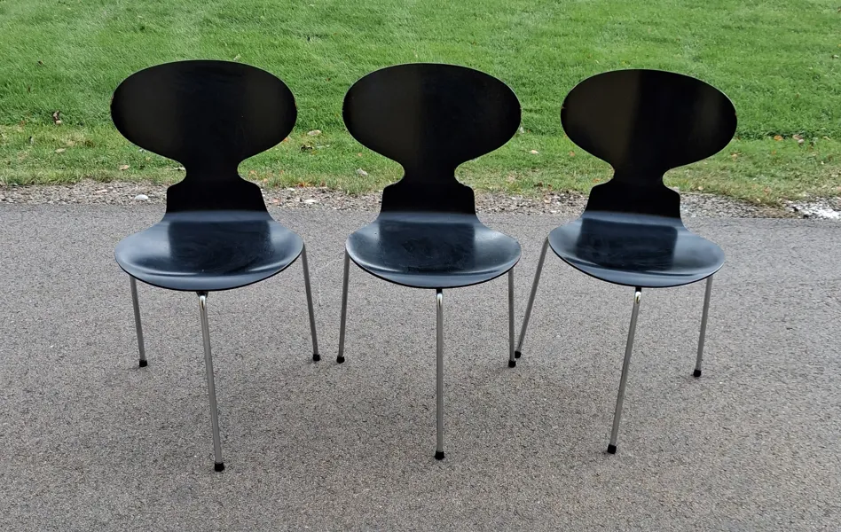 3 Myranstolar. FH Fritz Hansen Danmark.