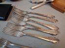 Diverse. Bl.a nysilver, Vindspel, Woodstock Chimes m.m.