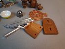 Diverse. Bl.a nysilver, Vindspel, Woodstock Chimes m.m.