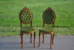 2 Stolar. Rokokostil, 1900-talet.