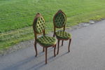 2 Stolar. Rokokostil, 1900-talet.
