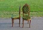 2 Stolar. Rokokostil, 1900-talet.