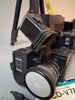 Analog kamera Konica, digitalkamera samsung, Video kamera Sony, samt tillbehör.