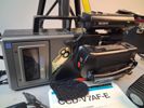 Analog kamera Konica, digitalkamera samsung, Video kamera Sony, samt tillbehör.