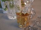 Diverse porslin, glas & keramik. Bl.a såskanna Gröna Anna.