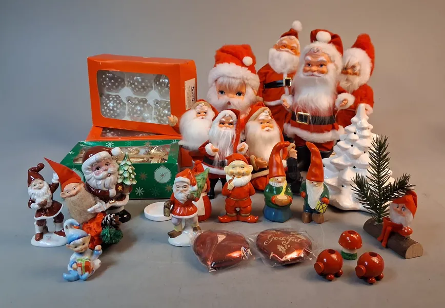 Diverse jul, julpynt.