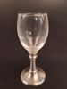 4 Snapsglas "Cosi Tabellini 95" Pewter. Italien, Tenn & glas.