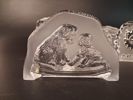 Diverse glasblock/skulpturer. Bl.a Mats Jonasson.