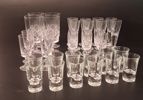 Diverse spritglas. Glas.