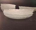 Servisdelar, "Aspen", glas, Arcoroc. Mat, djupa, förrättstallrikar.