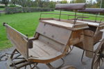 Hästvagn med skaklar. Sekelskiftet 1800/1900-talet.