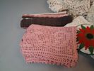 Diverse textil. Bl.a virkat.