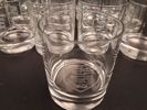 Diverse spritglas, bricka & ljusstakar.