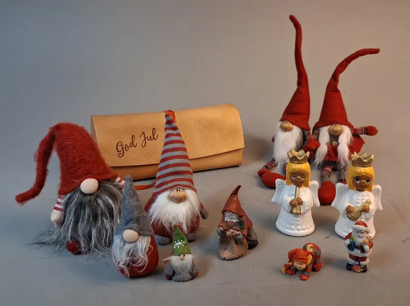 Diverse jul prydnader.