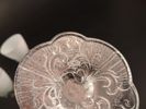 Ljusstake Rosenthal "Classic Rose" & 2 konstglas. Pati GHAB, Göteborg.