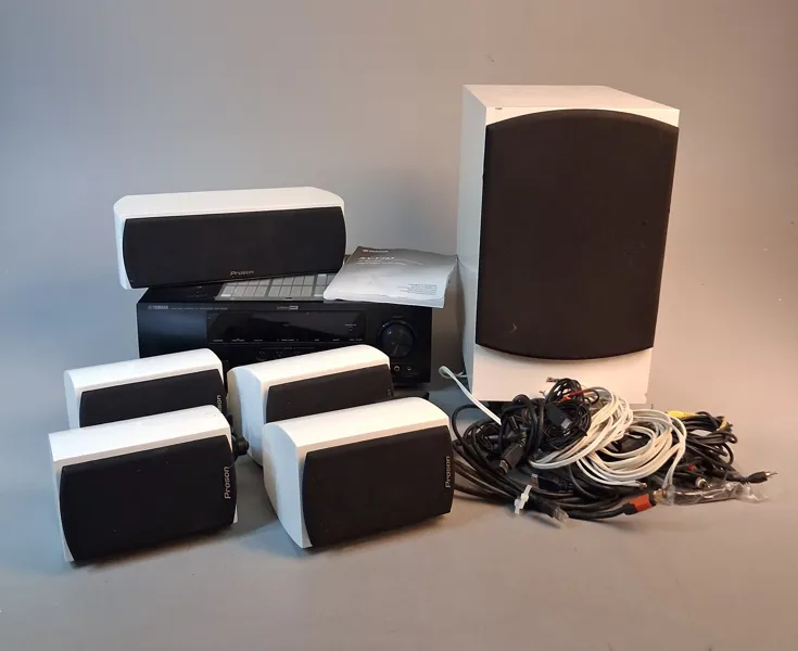 Hemmabiosytem. Yamaha RX-V365 & Proson Högtalare.