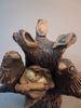 Oidentifierad konstnär. Skulptur, fåglar, stengods. signerad.