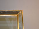 Spegel. Barock-stil, fasettslipat glas.