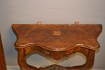 Spegel & konsolbord. Mahogny, Nyrokoko-stil, 1900-talet.