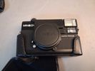Analoga kameror m.m. Bl.a Canonmatic, Pentax, Minolta.