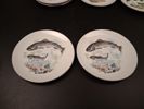 CS Sue Ceram Japan. 13 Assietter. fiskmotiv.
