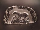 3 Glasblock. Bl.a SEA glasbruk.