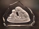 3 Glasblock. Bl.a SEA glasbruk.