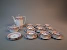 Kaffeservisdelar. "Mormors rosor" MZ Altrohlau CMR.