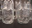 Diverse spritglas. Bl.a stora ölglas.