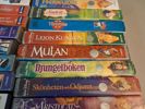 Diverse VHS. Mestadels barn film. Bl.a Walt Disney.